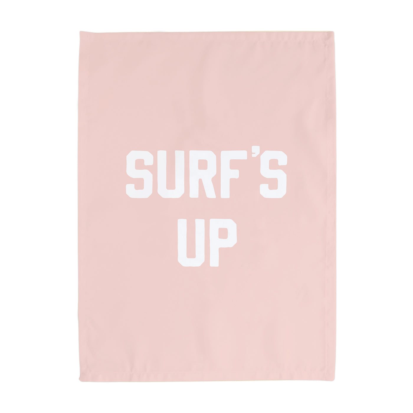 {Pink + White} Surf's Up Banner