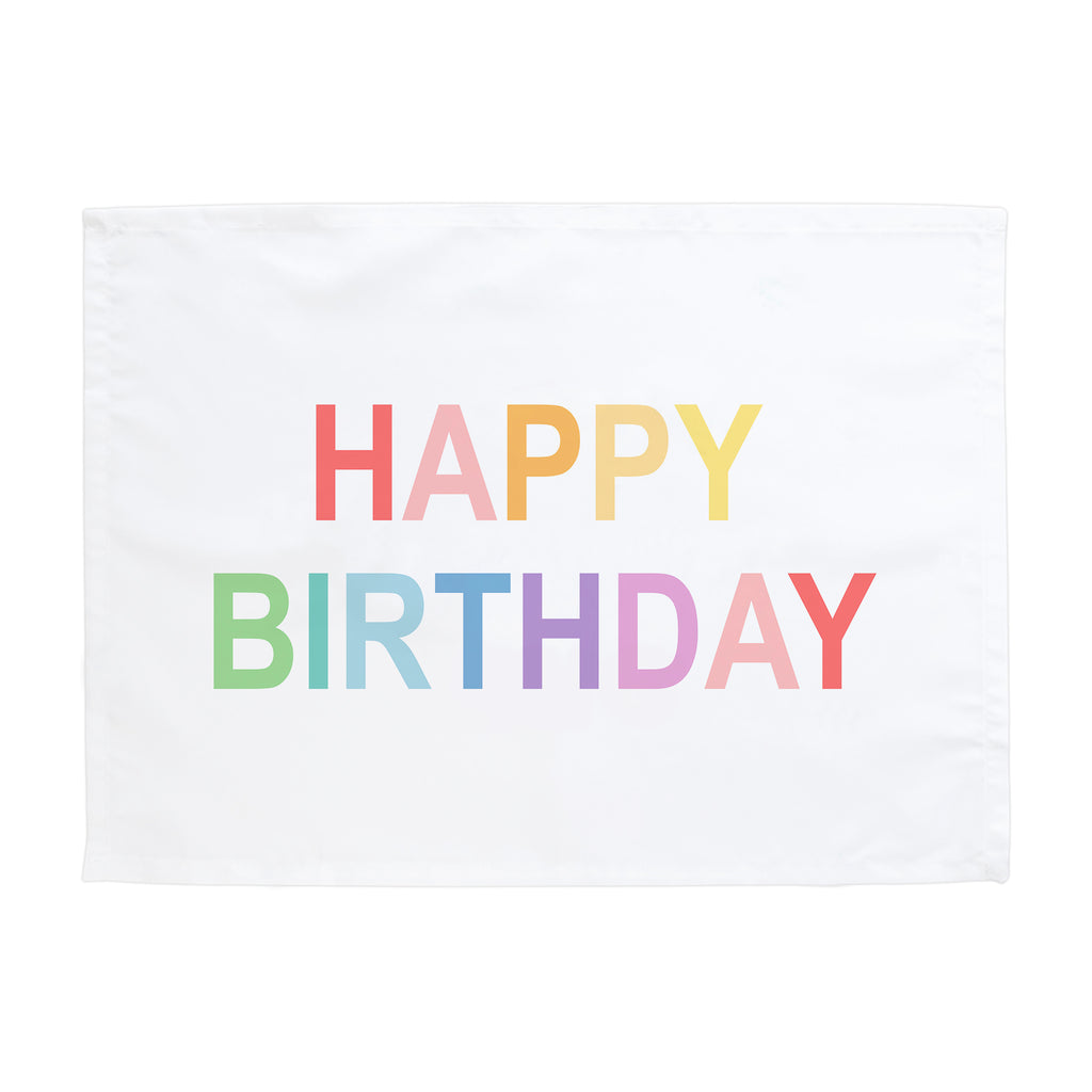 Happy Birthday {Rainbow} Banner