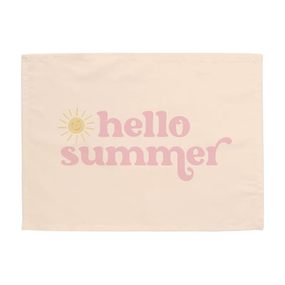 {Pink} Hello Summer Banner