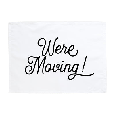 We're Moving Banner