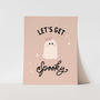 {Pink} Let's Get Spooky Art Print