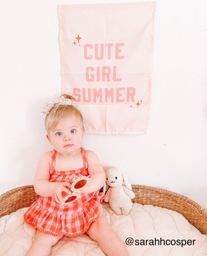Cute Girl Summer Banner